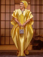 Women's Plus Size African Traditional Kaftan Boubou Maxi Dress
