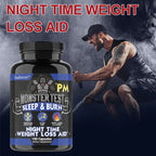 Nighttime Fat Burning Supplement with Magnesium Zinc Natural Plant Extracts