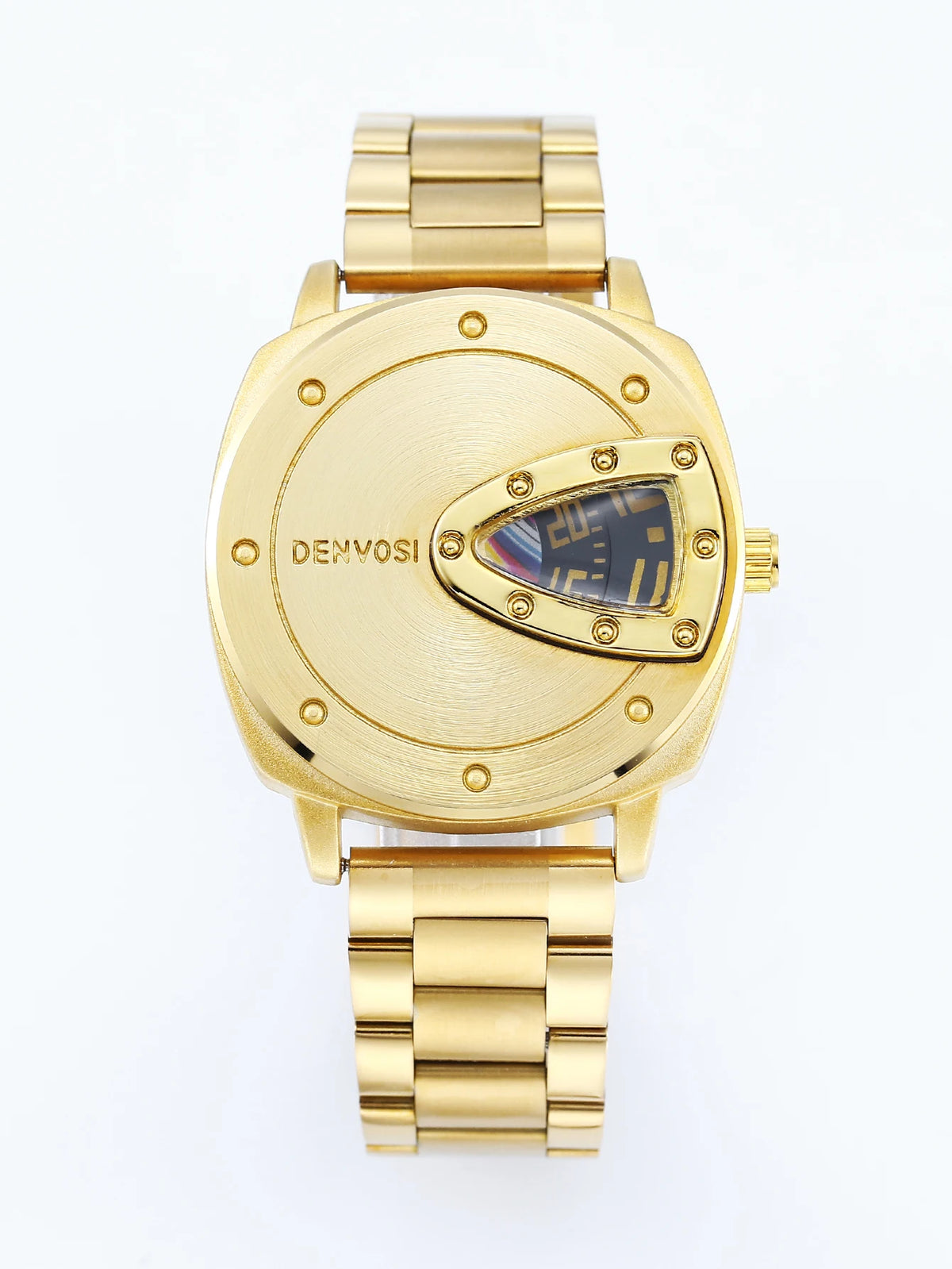 Men's Creative Triangular Dial Quartz Watch