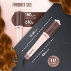 2-in-1 Hot Air Brush Hair Dryer and Styler