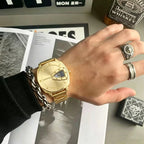 Men's Creative Triangular Dial Quartz Watch
