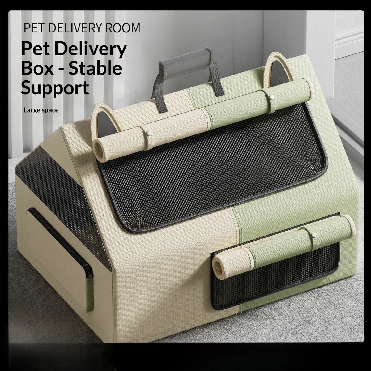 Foldable Pet Delivery Room Tent Playpen for Cats Dogs