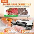 Electric Vacuum Sealer and Food Packaging Machine 130W