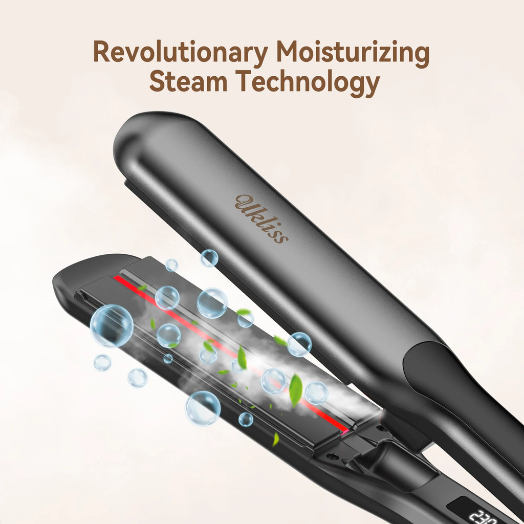 Portable Wet & Dry Mini Hair Straightener Flat Iron