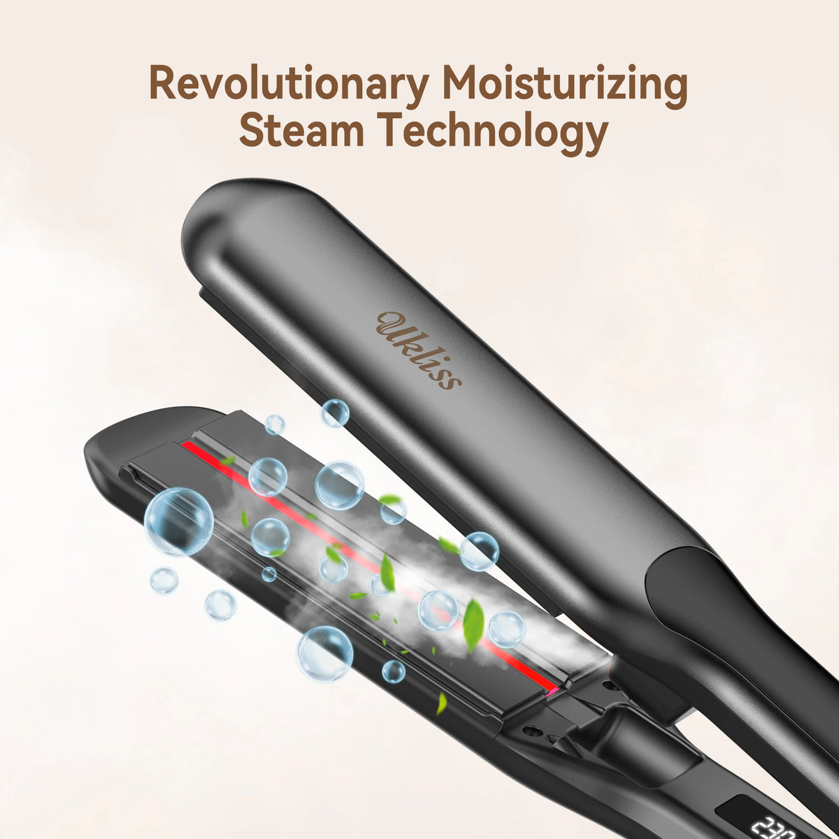 Portable Wet & Dry Mini Hair Straightener Flat Iron