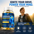 Dopamine Brain Food Supplement Mental Focus Mood Support