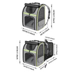 Expandable Breathable Pet Carrier Backpack for Cats Dogs