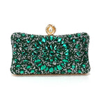 Women's Luxury Pearl Rhinestone Evening Clutch Bag