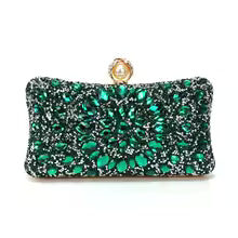 Women's Luxury Pearl Rhinestone Evening Clutch Bag