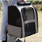 Lightweight Cat Backpack Carrier with Breathable Mesh for Travel Hiking