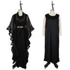 Women's African Traditional Kaftan Dashiki Maxi Dress Set