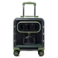 Double-layer Rolling Pet Stroller Carrier Backpack for Cats Dogs