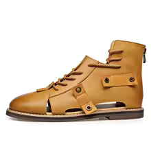 Men's Lace-Up High-Top Gladiator Sandals