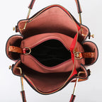 Women's Crocodile Pattern Handbag Shoulder Tote Bag