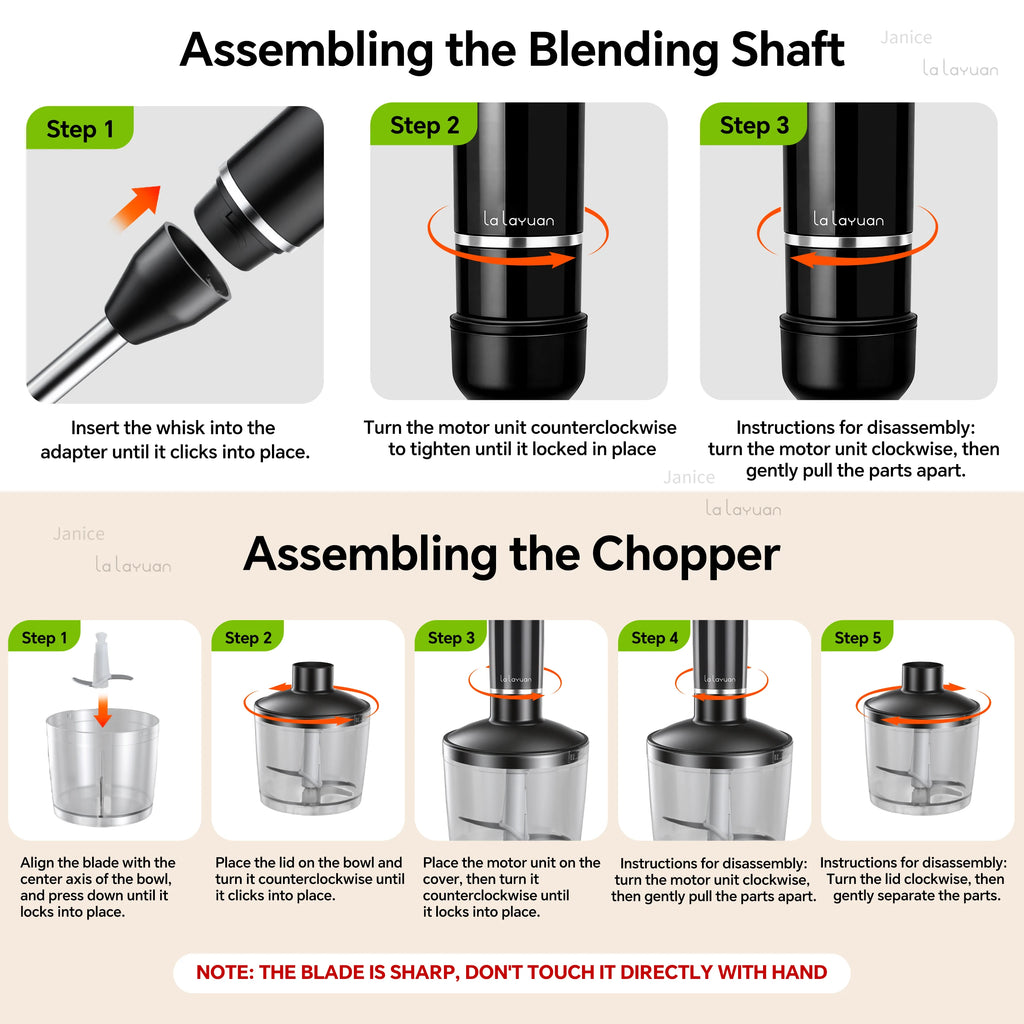 Electric 5-in-1 Multi Purpose Blender Set 110V