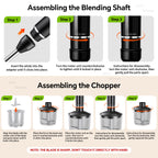 Electric 5-in-1 Multi Purpose Blender Set 110V