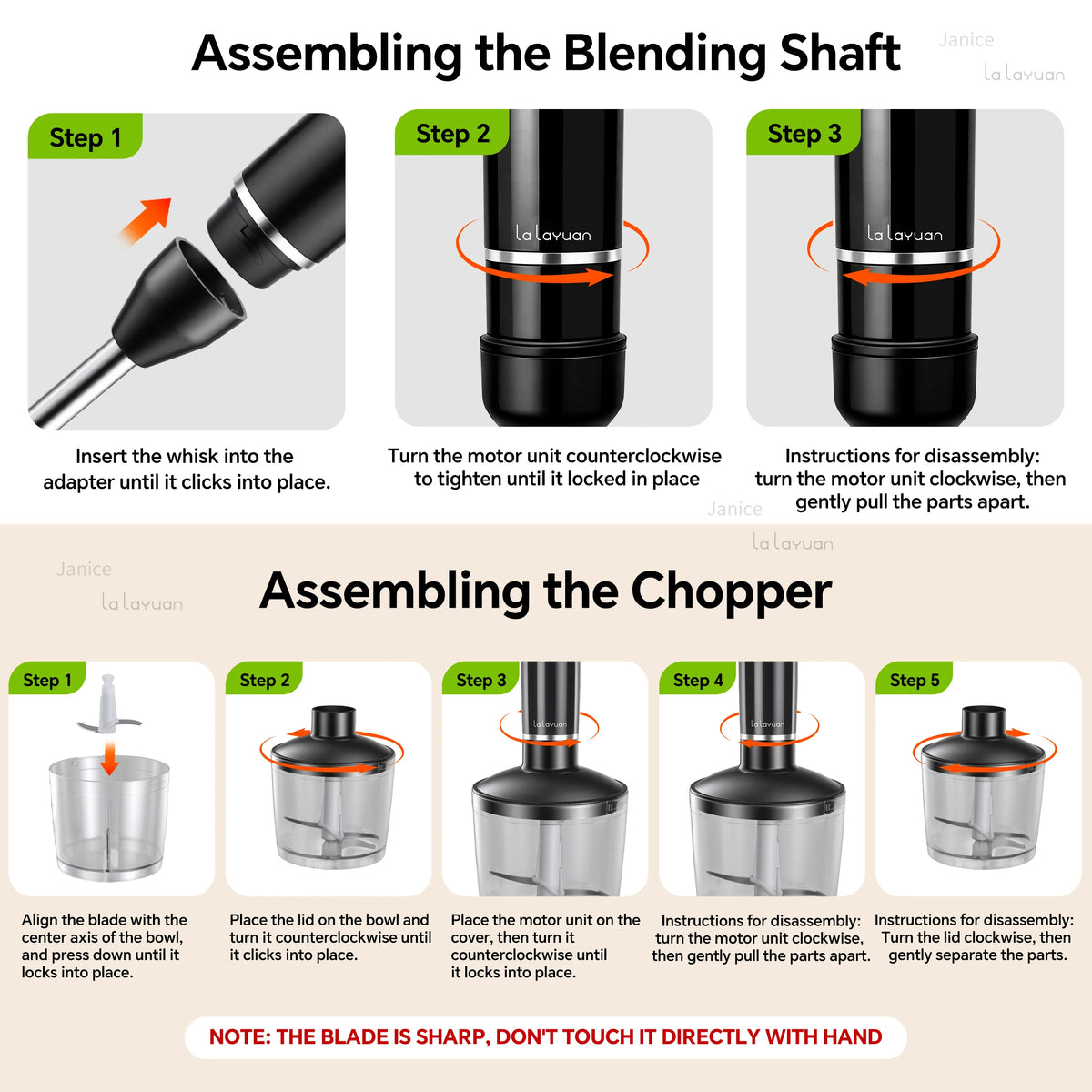 Electric 5-in-1 Multi Purpose Blender Set 110V