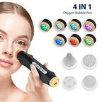Portable CO2 Oxygen Bubble Facial Pen with 7-Color Photon Light