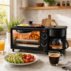Multifunctional 3-in-1 Stainless Steel Breakfast Machine