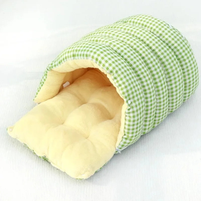 Warm Closed Cave Bed House for Cats Dogs