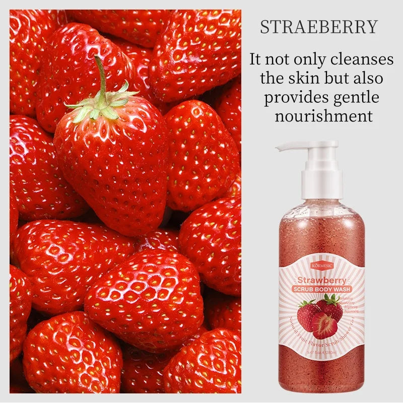 Strawberry Scrub Shower Gel 9.5 fl oz