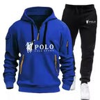 Men's Windproof Hoodie and Pants Two Piece Set