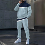 Men's Casual Hooded Sportswear Tracksuit Set