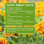 Lutein & Zeaxanthin Eye Health Supplement Capsules for Adults