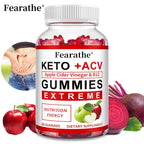 Keto Apple Cider Vinegar Metabolism Immune Dietary Supplement Gummies