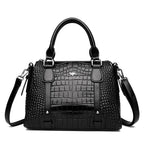 Women's Solid Color Soft PU Leather Shoulder Crossbody Bag