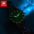 Men's Quartz Stainless Steel Watch with Calendar