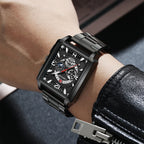 Men's Fashion Vintage Square Quartz Wristwatch