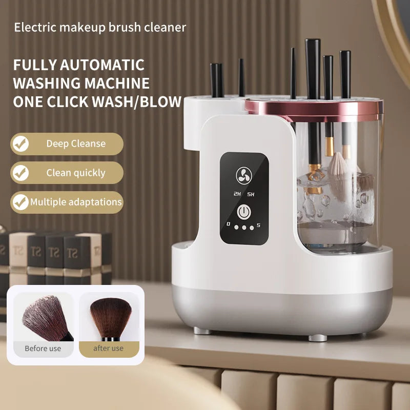 USB Electric Makeup Brush Cleaner 3-in-1 Quick-Drying