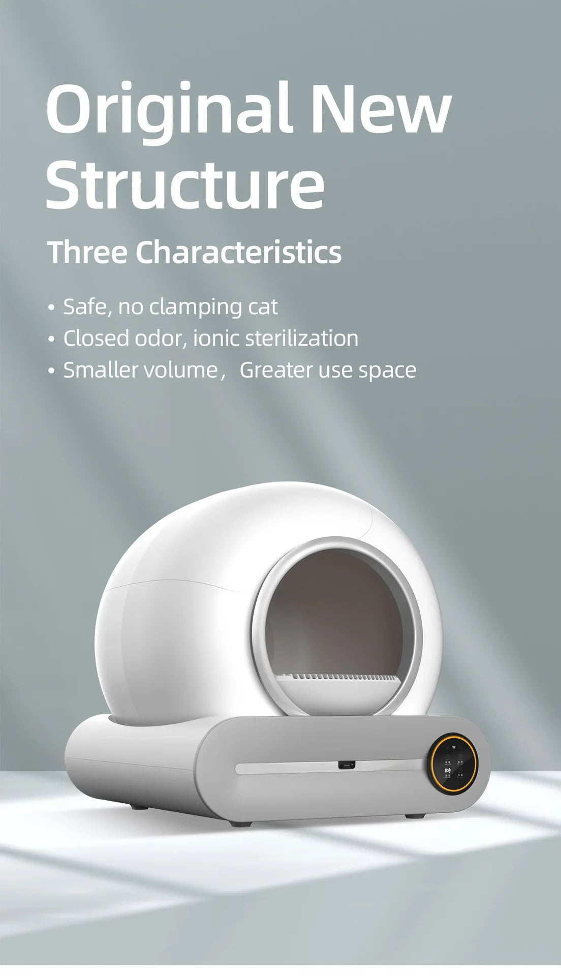 Automatic Intelligent Cat Litter Box for Cats