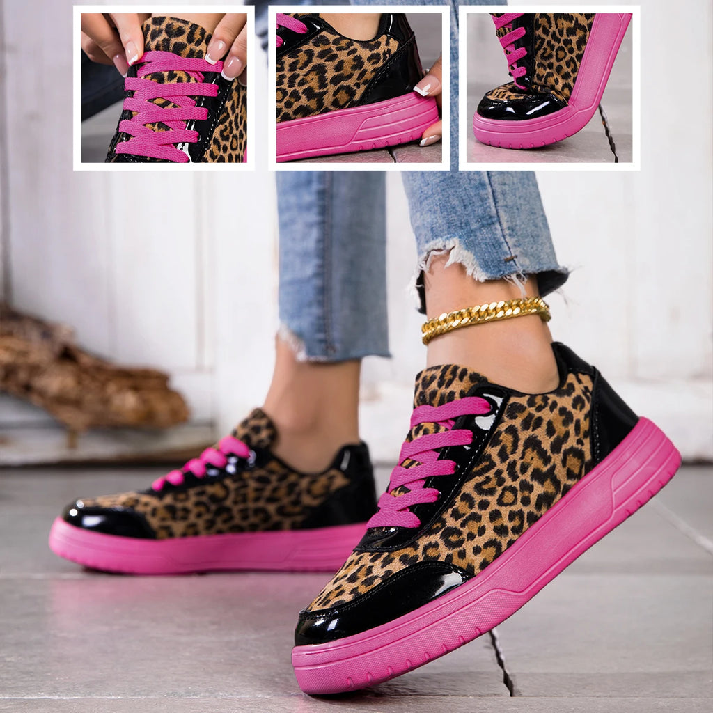 Women's Breathable Air Mesh Lace-Up Sneakers