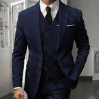 Men's Classic Slim Fit 3-Piece Suit Set