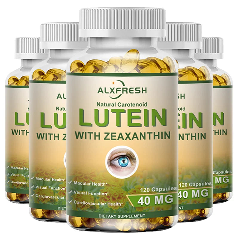 Lutein & Zeaxanthin Eye Health Supplement Capsules for Adults