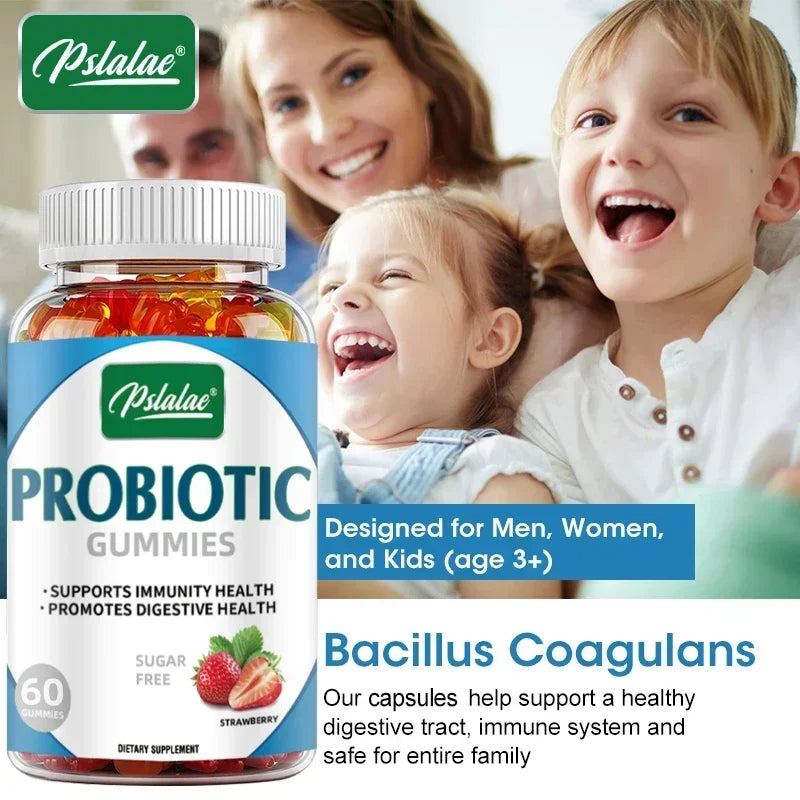 Organic Probiotics Gut Health Digestive Dietary Supplement Gummies