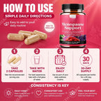 Women's Menopause Support Dietary Supplement Herbal Capsules