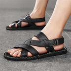 Men's Luxury Genuine Leather Outdoor Walking Sandals