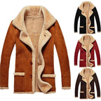 Men's Thickened Faux Fur Winter Coat Jacket