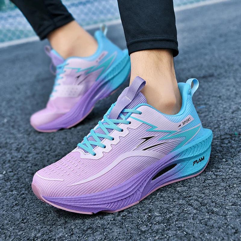 Women's Lightweight Cushioned Running Shoes with Carbon Plate