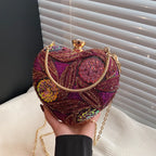 Women's Heart Shaped Acrylic Evening Clutch Bag