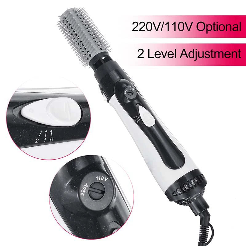 Electric 3-in-1 Hot Air Brush and Hair Dryer Styler ST-221