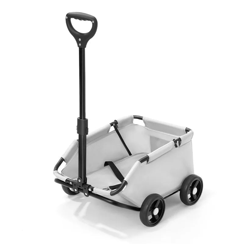 Foldable Pet Trolley Travel Carrier for Cats Dogs