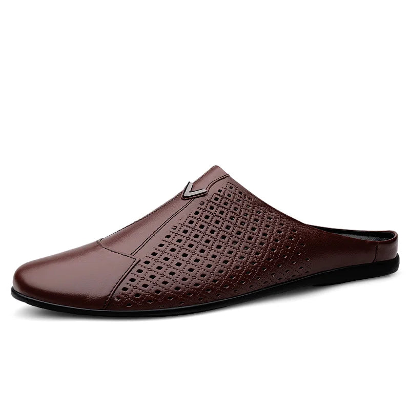 Men's Genuine Leather Slip-On Loafers