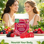Women's Multivitamin Daily Support Dietary Supplement Gummies