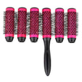 6-Piece Rolling Hair Comb Set for Blow-Dry Styling