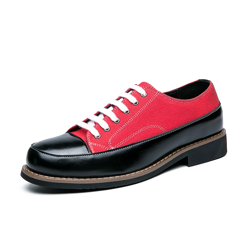 Men's Casual Lace-Up Platform Oxford Loafers