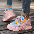 Women's Breathable Mesh Platform Sneakers